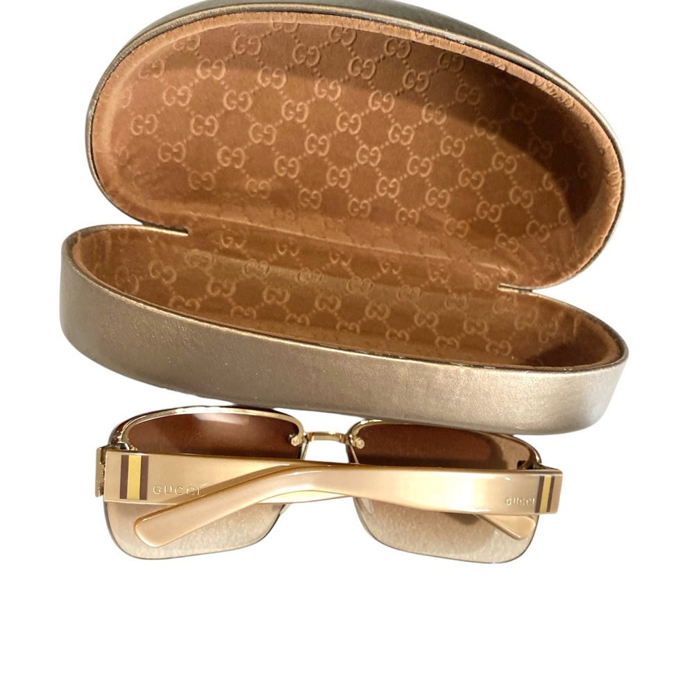 Gucci Brown Gradient Sunglasses - Picture 2 of 6